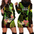 Hawaii Hoodie Dress Pray For Maui Hawaiian Plumeria Be Strong Reggae Verison LT14 - Polynesian Pride