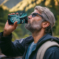 New Zealand Darts 4 in 1 Can Cooler Tumbler Happiness Is A Tight Threesome Maori Turquoise