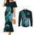 new-zealand-darts-couples-matching-mermaid-dress-and-long-sleeve-button-shirts-happiness-is-a-tight-threesome-maori-turquoise