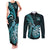 new-zealand-darts-couples-matching-tank-maxi-dress-and-long-sleeve-button-shirts-happiness-is-a-tight-threesome-maori-turquoise