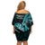 new-zealand-darts-family-matching-off-shoulder-short-dress-and-hawaiian-shirt-happiness-is-a-tight-threesome-maori-turquoise