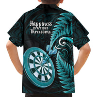 new-zealand-darts-family-matching-summer-maxi-dress-and-hawaiian-shirt-happiness-is-a-tight-threesome-maori-turquoise