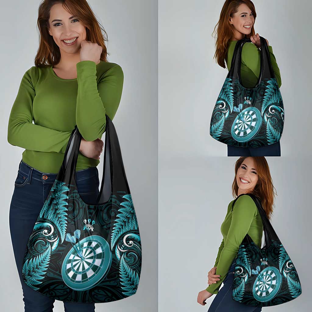 New Zealand Darts Grocery Bag Happiness Is A Tight Threesome Maori Turquoise