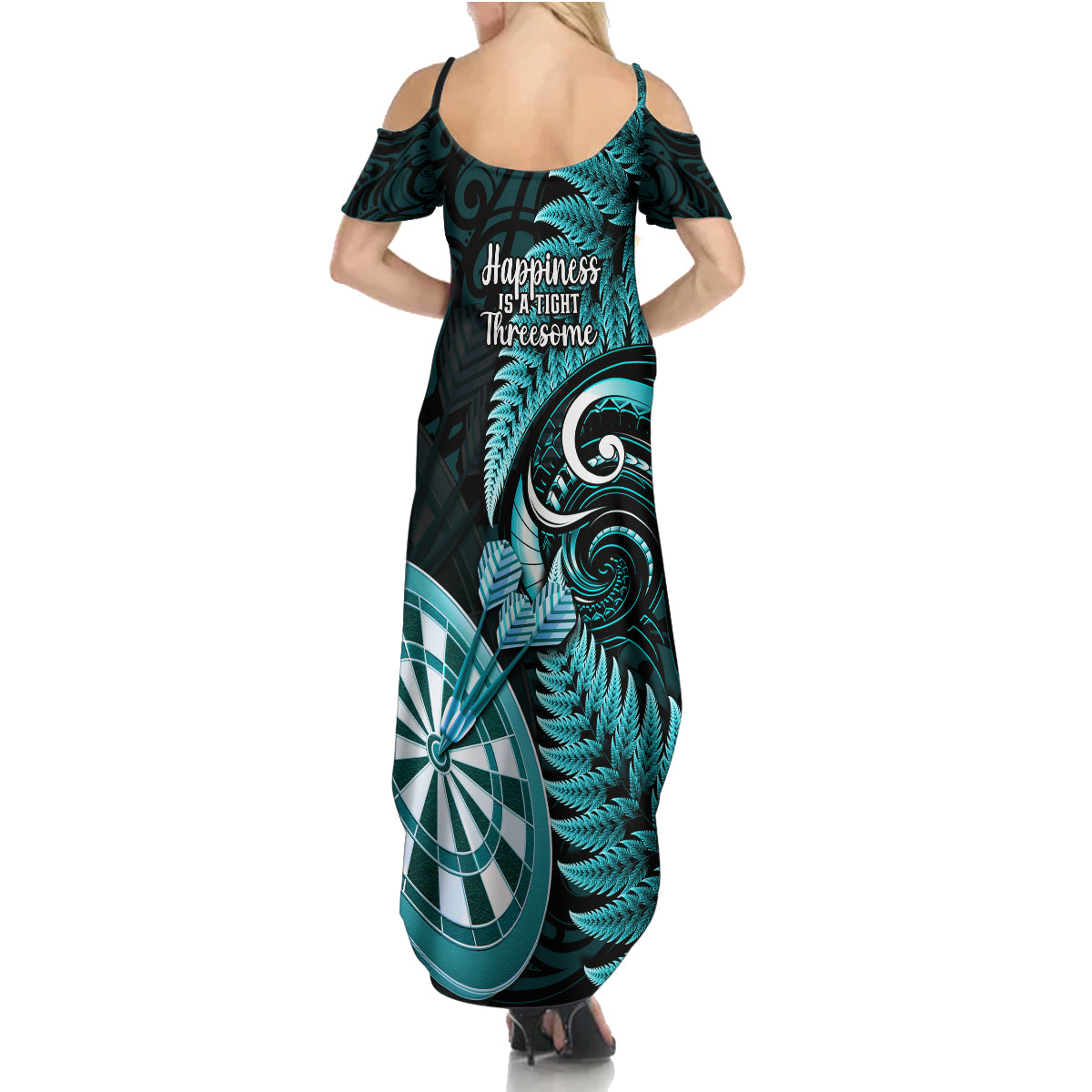 new-zealand-darts-summer-maxi-dress-happiness-is-a-tight-threesome-maori-turquoise