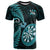 New Zealand Darts T Shirt Happiness Is A Tight Threesome Maori Turquoise LT14 Turquoise - Polynesian Pride