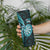 Personalised New Zealand Darts Skinny Tumbler Happiness Is A Tight Threesome Maori Turquoise