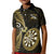 New Zealand Darts Kid Polo Shirt Happiness Is A Tight Threesome Maori Gold LT14 Kid Gold - Polynesian Pride