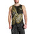 Personalised New Zealand Darts Men Tank Top Happiness Is A Tight Threesome Maori Gold LT14 - Polynesian Pride