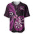 New Zealand Darts Baseball Jersey Happiness Is A Tight Threesome Maori Pink LT14 Pink - Polynesian Pride