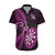 New Zealand Darts Hawaiian Shirt Happiness Is A Tight Threesome Maori Pink LT14 Pink - Polynesian Pride