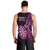 New Zealand Darts Men Tank Top Happiness Is A Tight Threesome Maori Pink LT14 - Polynesian Pride