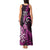 New Zealand Darts Tank Maxi Dress Happiness Is A Tight Threesome Maori Pink LT14 - Polynesian Pride