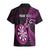 Personalised New Zealand Darts Hawaiian Shirt Happiness Is A Tight Threesome Maori Pink LT14 - Polynesian Pride