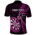 Personalised New Zealand Darts Polo Shirt Happiness Is A Tight Threesome Maori Pink LT14 - Polynesian Pride