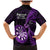 New Zealand Darts Family Matching Mermaid Dress and Hawaiian Shirt Happiness Is A Tight Threesome Maori Purple LT14 - Polynesian Pride