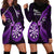 New Zealand Darts Hoodie Dress Happiness Is A Tight Threesome Maori Purple LT14 - Polynesian Pride