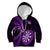 New Zealand Darts Kid Hoodie Happiness Is A Tight Threesome Maori Purple LT14 Hoodie Purple - Polynesian Pride