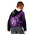 New Zealand Darts Kid Hoodie Happiness Is A Tight Threesome Maori Purple LT14 - Polynesian Pride