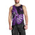 New Zealand Darts Men Tank Top Happiness Is A Tight Threesome Maori Purple LT14 - Polynesian Pride