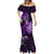 New Zealand Darts Mermaid Dress Happiness Is A Tight Threesome Maori Purple LT14 - Polynesian Pride