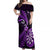 New Zealand Darts Off Shoulder Maxi Dress Happiness Is A Tight Threesome Maori Purple LT14 Women Purple - Polynesian Pride