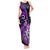 New Zealand Darts Tank Maxi Dress Happiness Is A Tight Threesome Maori Purple LT14 Women Purple - Polynesian Pride