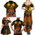 Papua New Guinea Central Province Family Matching Summer Maxi Dress and Hawaiian Shirt Papua Niugini Coat Of Arms With Flag Style LT14 - Polynesian Pride