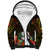 Papua New Guinea East New Britain Province Sherpa Hoodie Papua Niugini Coat Of Arms With Flag Style LT14 Unisex Black - Polynesian Pride
