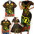 Papua New Guinea Southern Highlands Province Family Matching Short Sleeve Bodycon Dress and Hawaiian Shirt Papua Niugini Coat Of Arms With Flag Style LT14 - Polynesian Pride