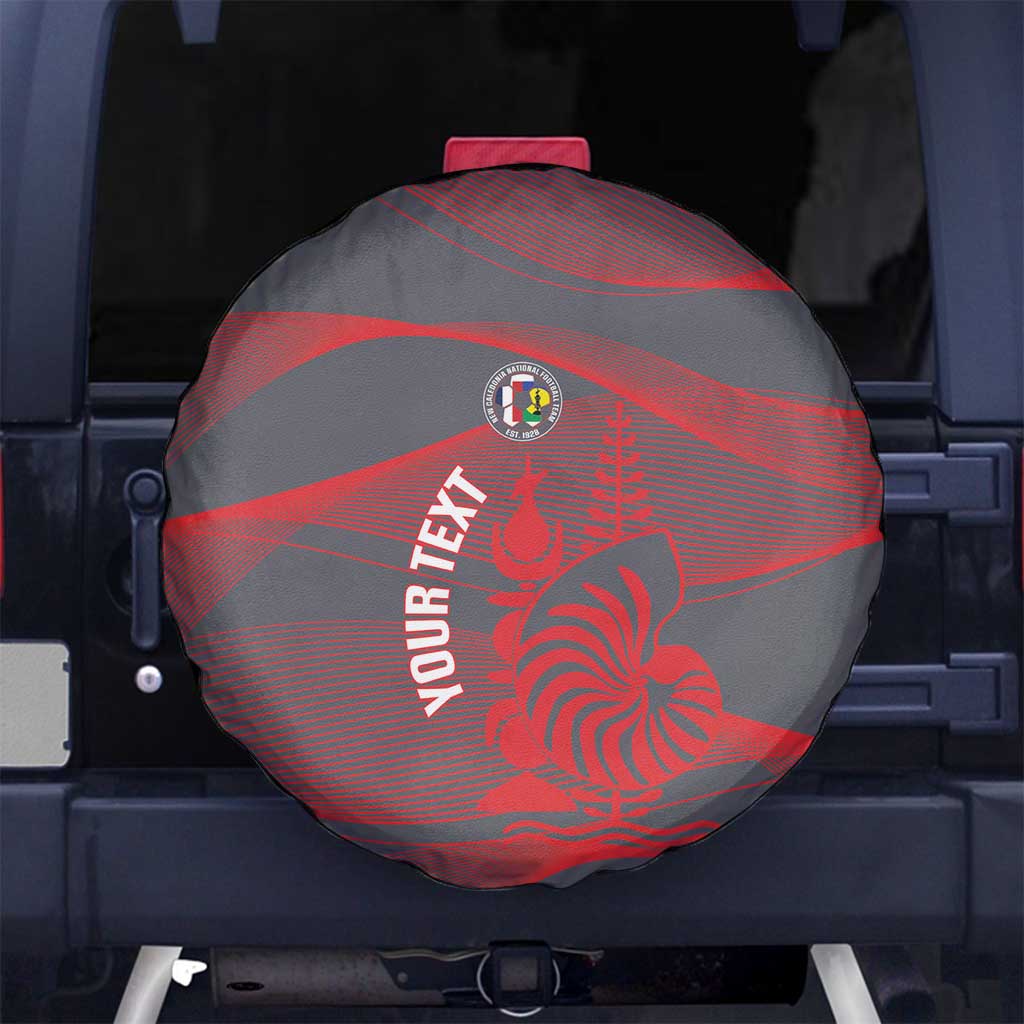 Custom New Caledonia Football Spare Tire Cover Allez Les Cagous Grey Version - Polynesian Pride