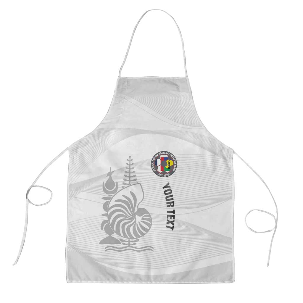 Custom New Caledonia Football Apron Allez Les Cagous White Version - Polynesian Pride