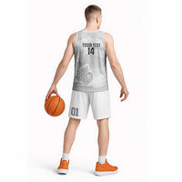 Custom New Caledonia Football Basketball Jersey Allez Les Cagous White Version LT14 - Polynesian Pride