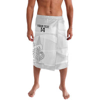 Custom New Caledonia Football Lavalava Allez Les Cagous White Version - Polynesian Pride