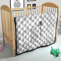 Custom New Caledonia Football Quilt Allez Les Cagous White Version - Polynesian Pride