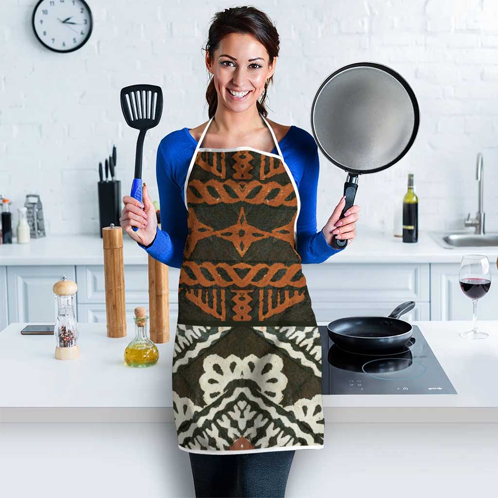 Bula Fiji Tapa Apron Fijian Masi Vintage Vibes - Polynesian Pride