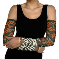 Bula Fiji Tapa Arm Sleeves Fijian Masi Vintage Vibes - Polynesian Pride