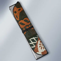 Bula Fiji Tapa Auto Sun Shade Fijian Masi Vintage Vibes - Polynesian Pride