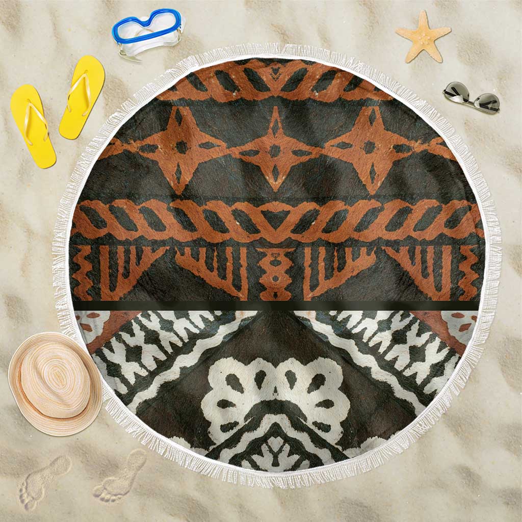 Bula Fiji Tapa Beach Blanket Fijian Masi Vintage Vibes - Polynesian Pride