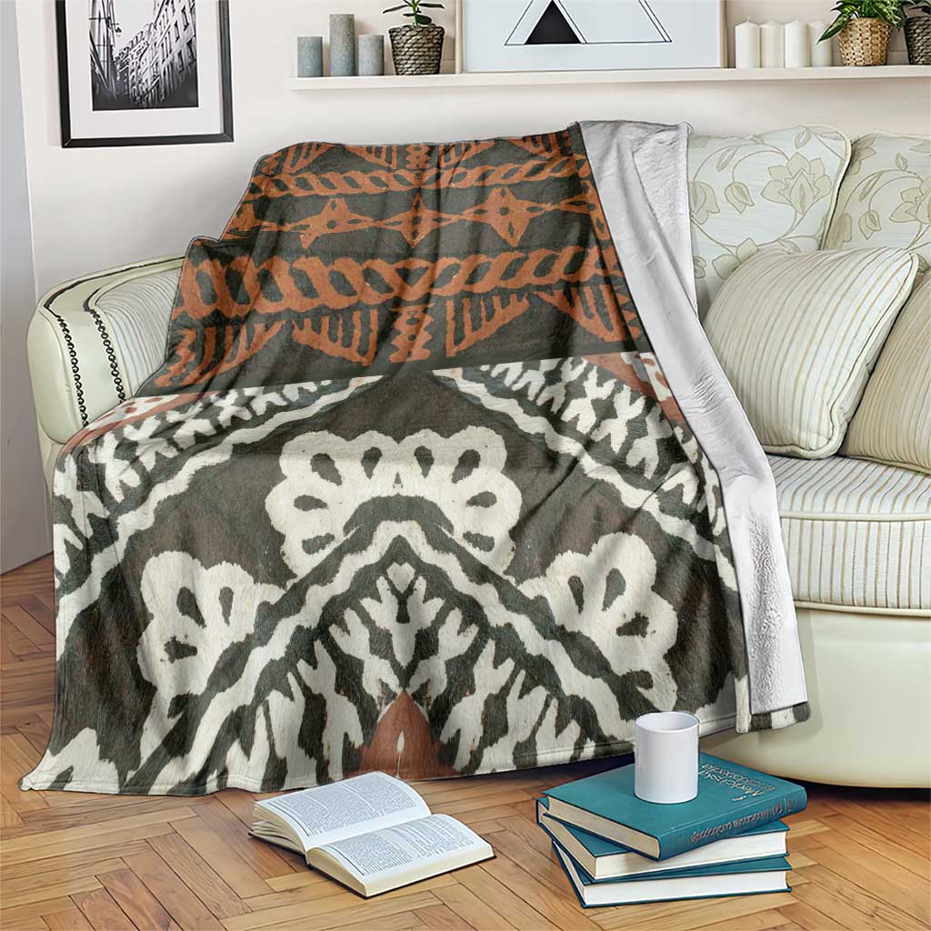 Bula Fiji Tapa Blanket Fijian Masi Vintage Vibes - Polynesian Pride