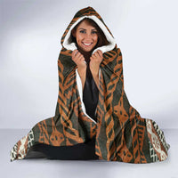 Bula Fiji Tapa Hooded Blanket Fijian Masi Vintage Vibes - Polynesian Pride