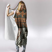 Bula Fiji Tapa Hooded Blanket Fijian Masi Vintage Vibes - Polynesian Pride