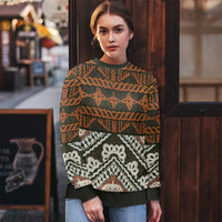 Bula Fiji Tapa Ugly Christmas Sweater Fijian Masi Vintage Vibes - Polynesian Pride