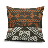 Bula Fiji Tapa Pillow Cover Fijian Masi Vintage Vibes - Polynesian Pride