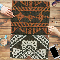 Bula Fiji Tapa Puzzle Fijian Masi Vintage Vibes - Polynesian Pride