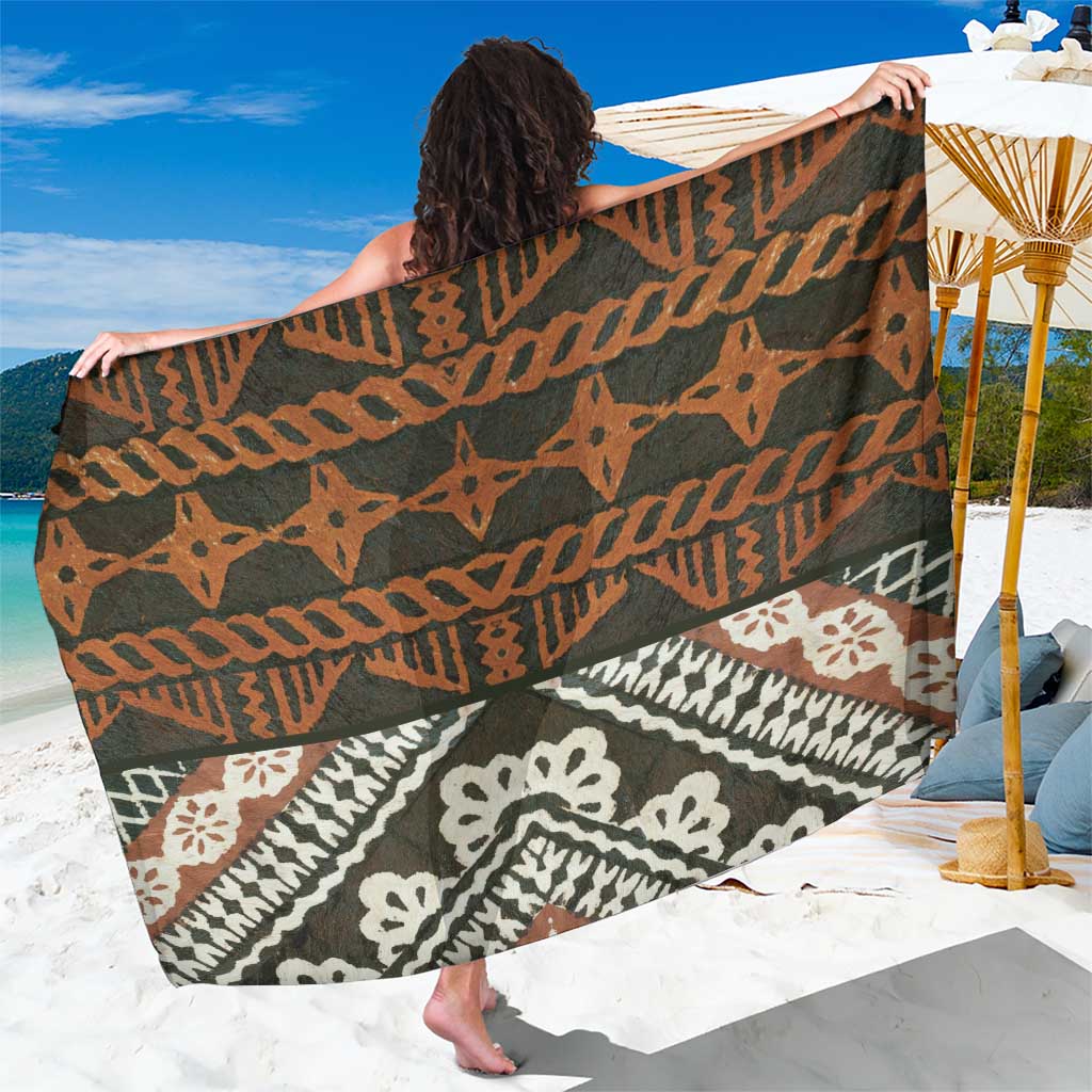 Bula Fiji Tapa Sarong Fijian Masi Vintage Vibes - Polynesian Pride