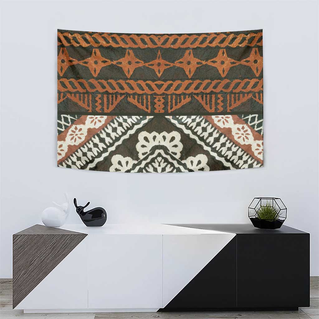 Bula Fiji Tapa Tapestry Fijian Masi Vintage Vibes - Polynesian Pride