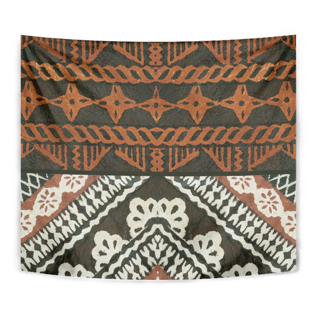 Bula Fiji Tapa Tapestry Fijian Masi Vintage Vibes - Polynesian Pride