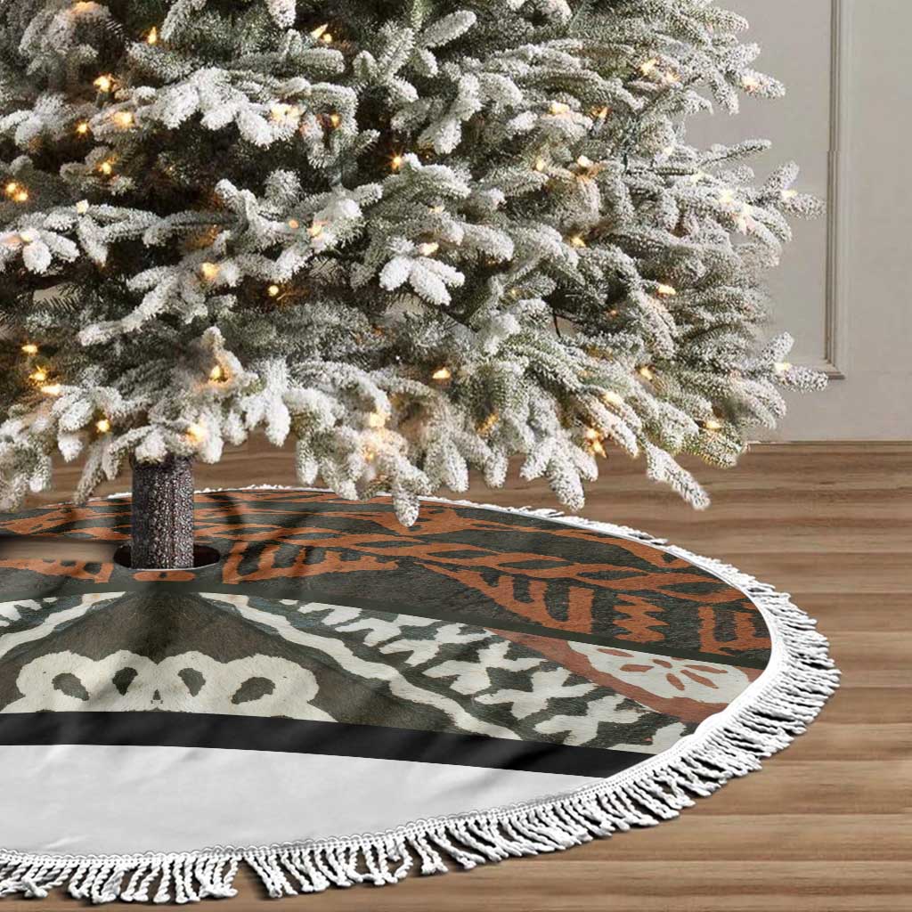 Bula Fiji Tapa Tree Skirt Fijian Masi Vintage Vibes - Polynesian Pride