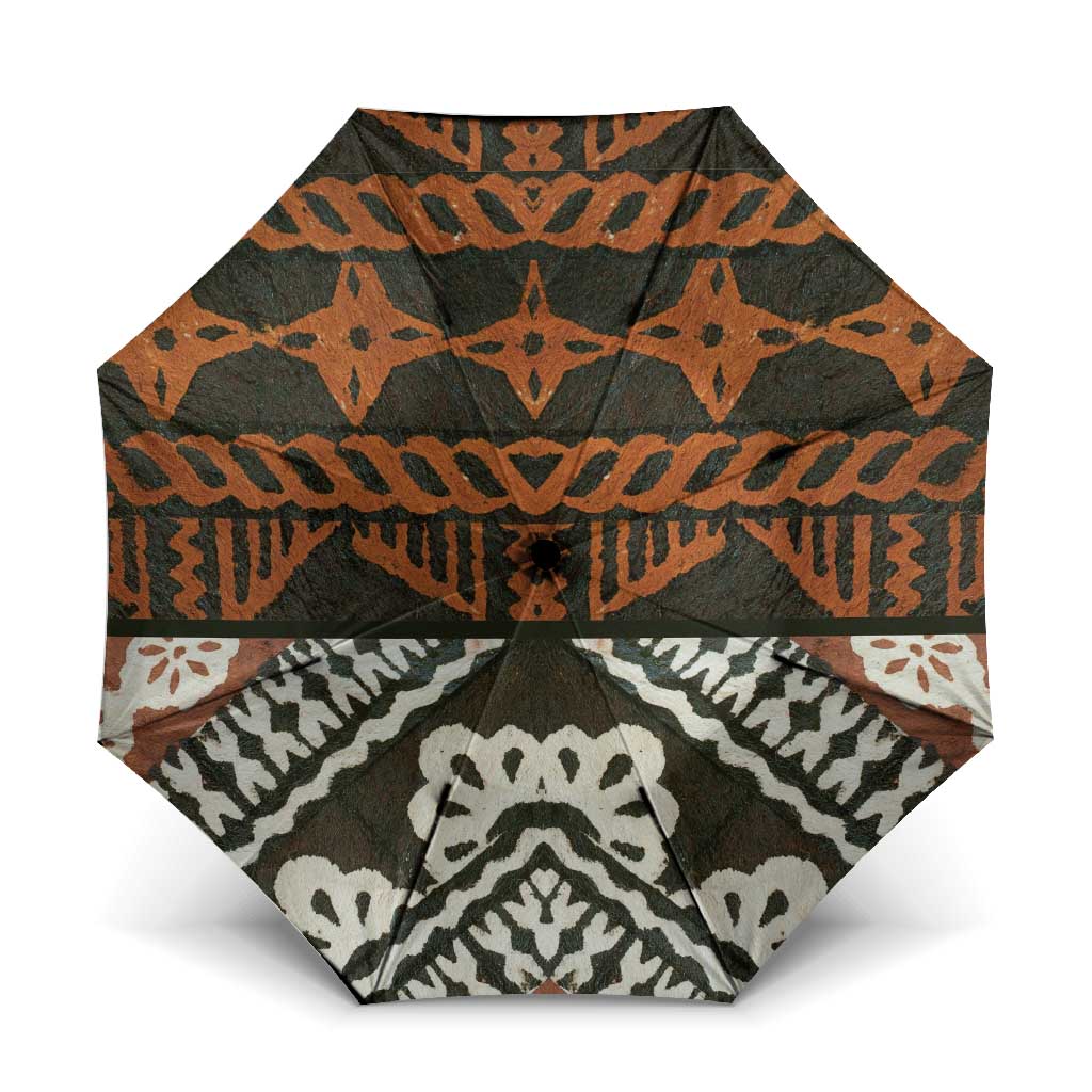 Bula Fiji Tapa Umbrella Fijian Masi Vintage Vibes - Polynesian Pride