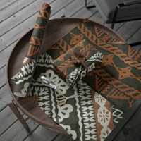 Bula Fiji Tapa Wrapping Paper Fijian Masi Vintage Vibes LT14 - Polynesian Pride